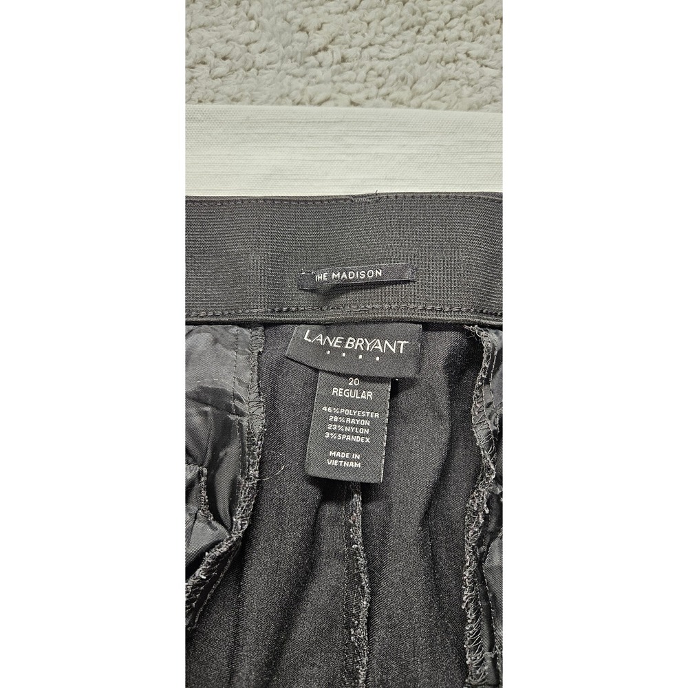 Lane Bryant The Madison Dress Pants Charcoal Grey Straight Leg Plus Size 20‎ Reg - Picture 2 of 4